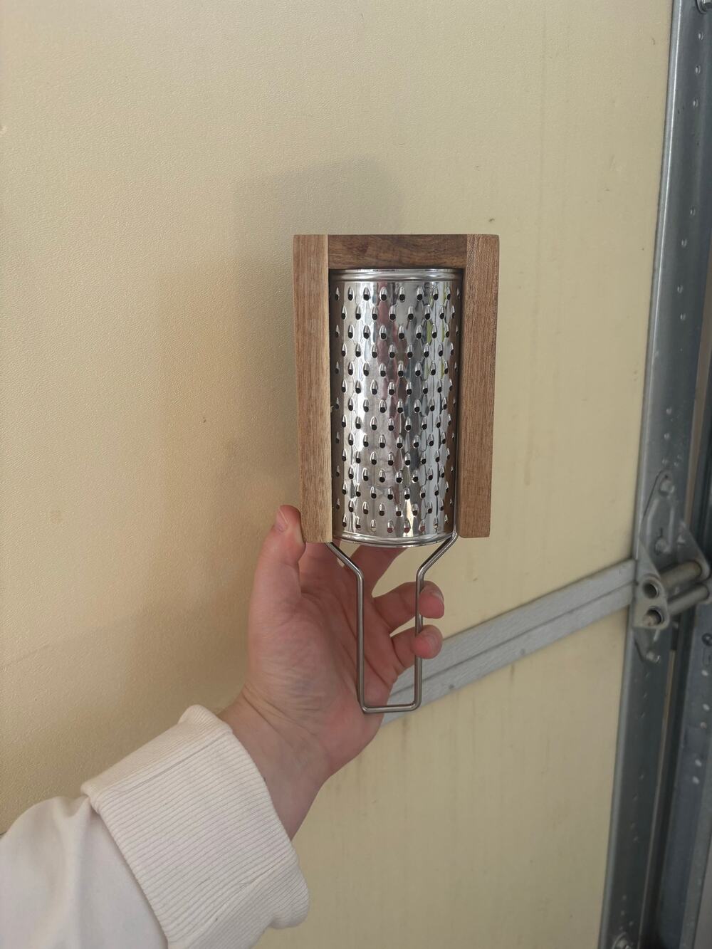 italian olivewood parmesan cheese box grater crofton